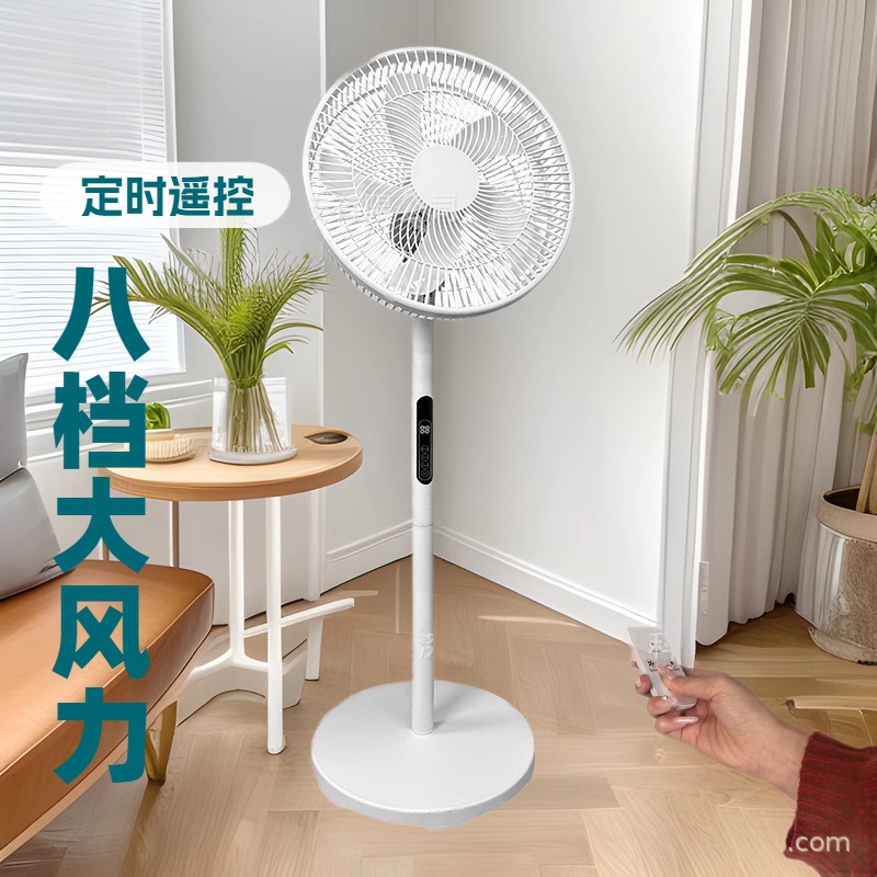 电风扇大风力落地扇遥控立式电扇家用办公室宿舍摇头风扇批发静音