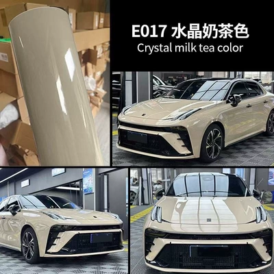Grade Color Changing Film Crystal Full, Auto Color Change Film - pet-crystal-milk-tea-color-152m165m
