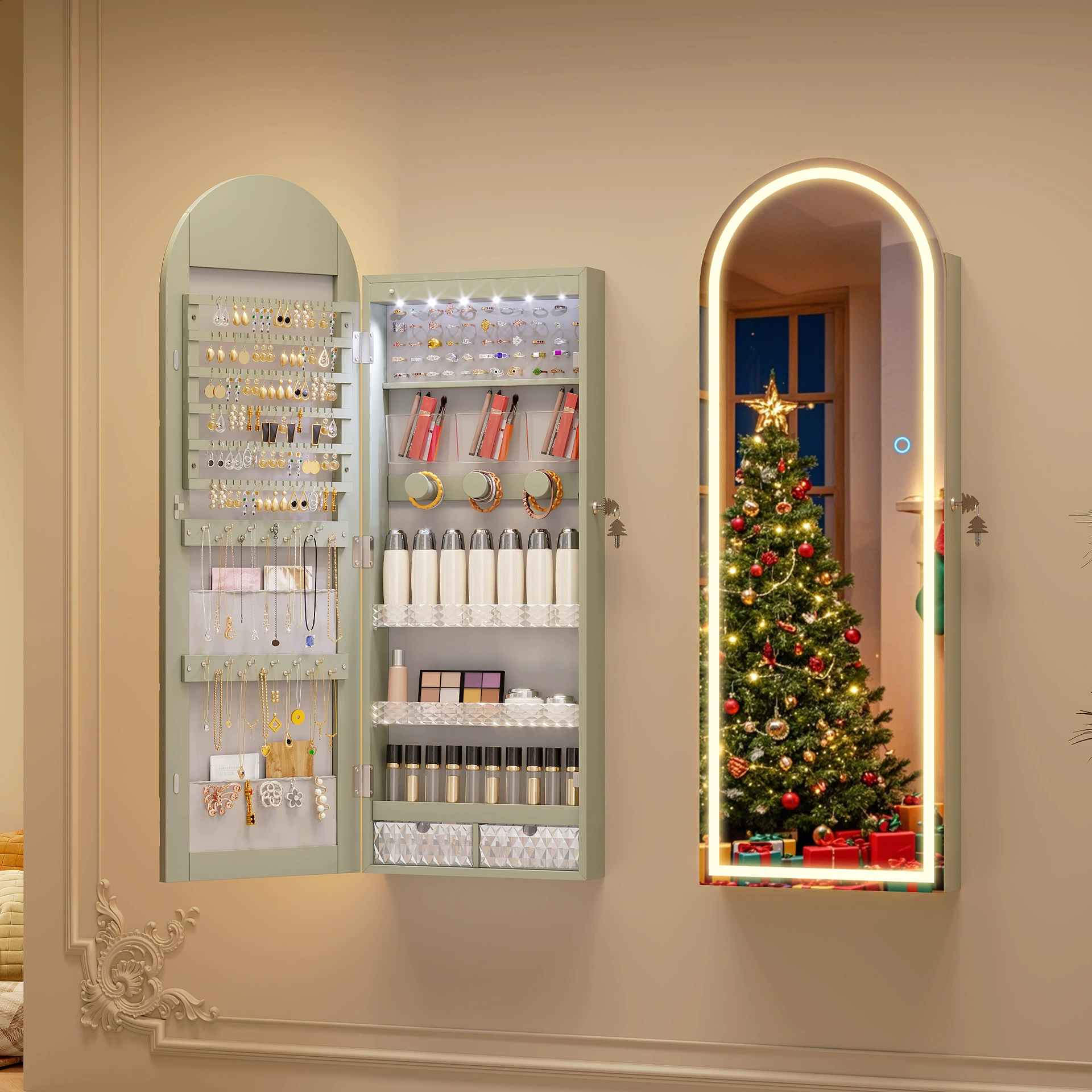 Display Rack Wall-mounted Jewelry from Yomiego