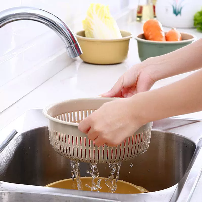 Double-layer fruit plastic drying rack for fruits and vegetables, storage system, wholesale