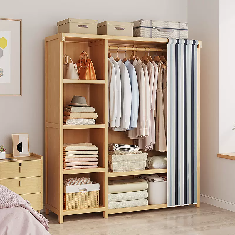 衣柜家用宿舍卧室出租房简易布衣柜儿童成人现代简约衣服收纳柜子