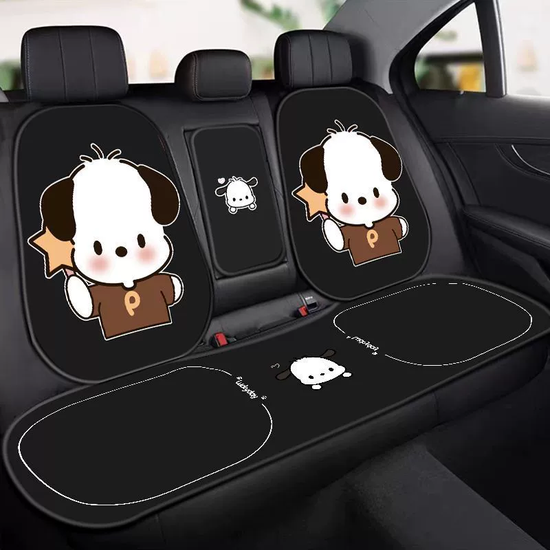 Модная летняя подушка для автомобильного сиденья на все времена года, стеганая универсальная модель с узором «гусиные лапки», дышащий и вентилируемый комплект из восьми предметов.