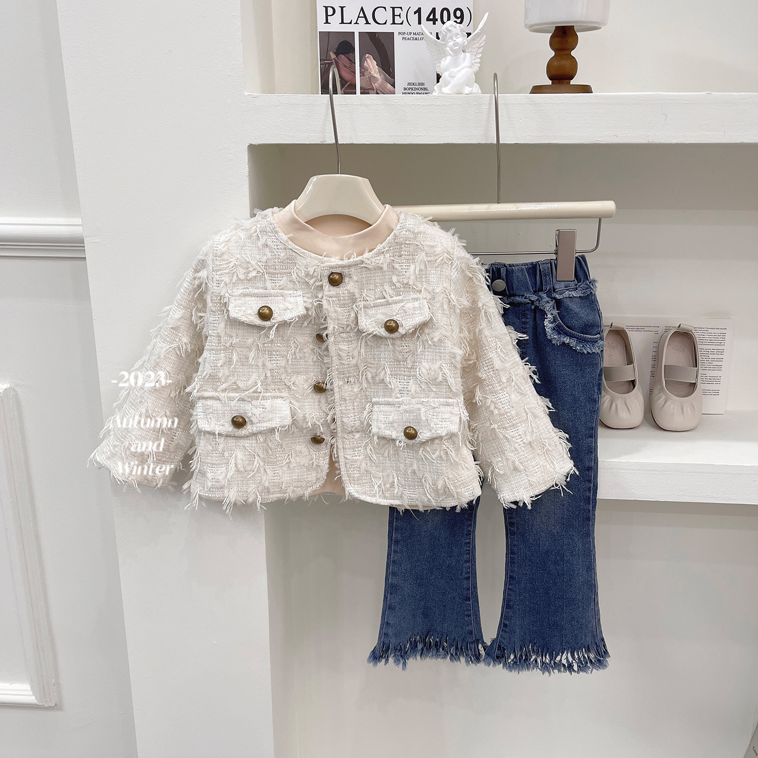 2023 autunno nuova versione coreana stile profumato ragazze alla moda versatile piccolo cappotto, super trendy 23376_voghion.com
