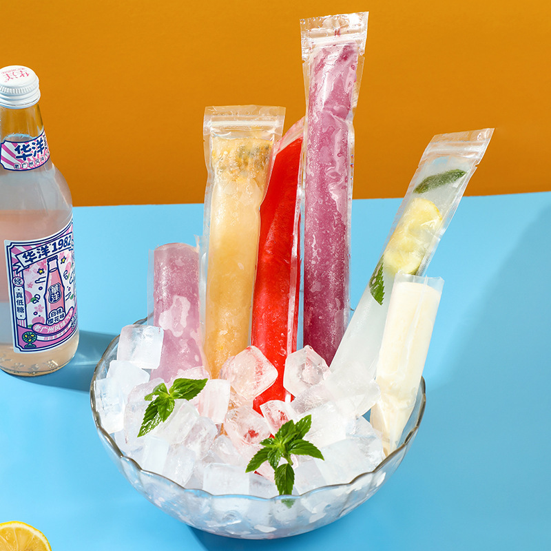 Bolsas Desechables para Paletas de Hielo, Congelación Rápida, Fácil Desmolde