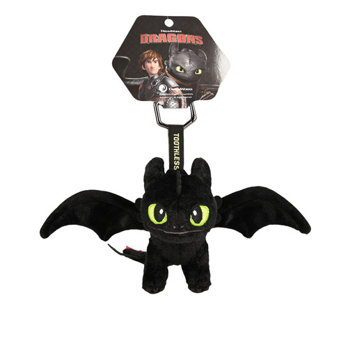 Genuine Universal Studios dragon tamer toothless doll pendant night evil light evil plush toys schoolbag pendant