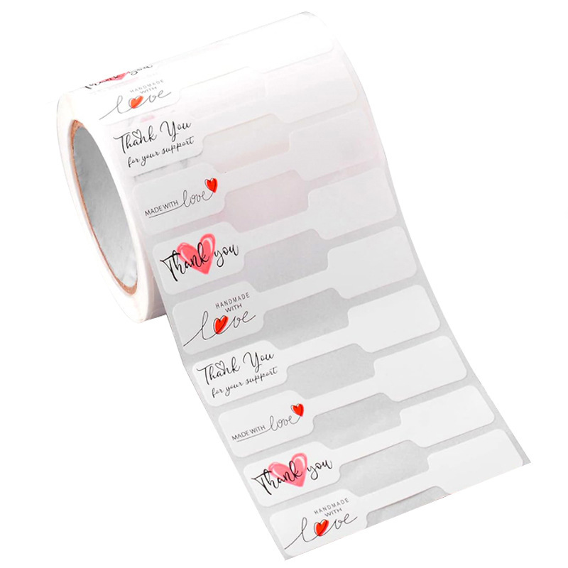 500贴/卷珠宝价格标签天然白色首饰展示手工diy装饰制作标签