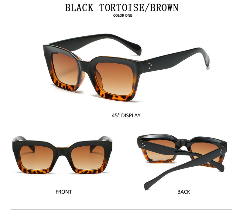 Travel, Daily, Shopping Occasion Square Pattern Retro Square Ac UV400 Protection Square Full Frame Women's Sunglasses
