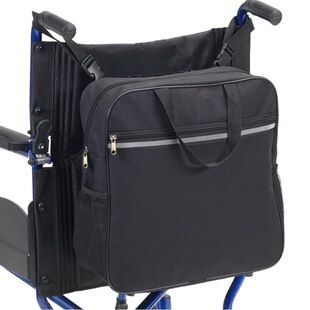 Wheelchair Bag Wheelchair Armrest Bag Backpack Handicapped Wheelchair Multifunctional Rear Hanging Bag Storage Bag Tote Bag