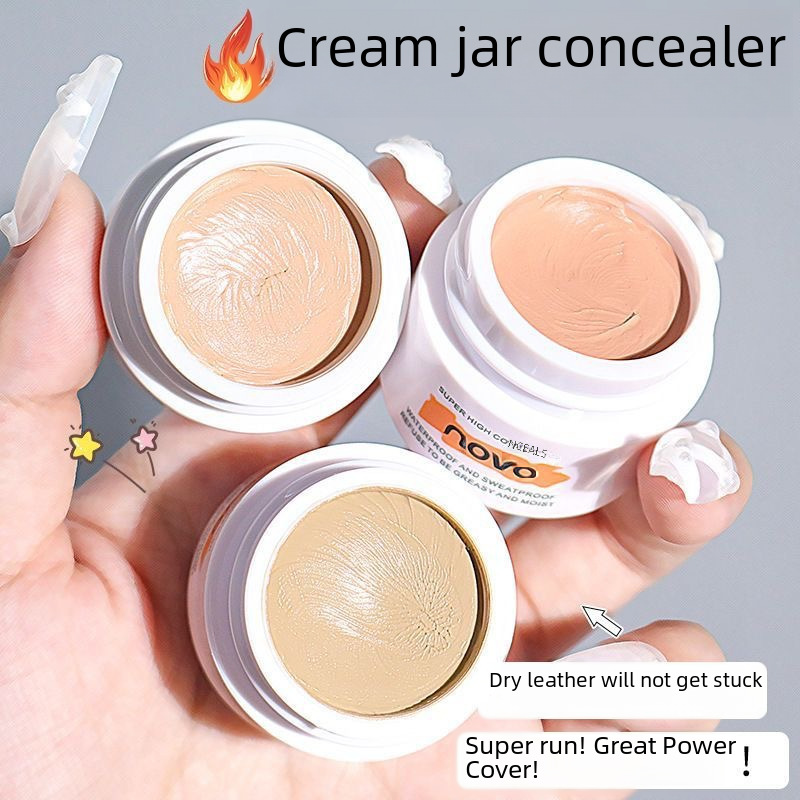 Makeup NOVO HD clear concealer giant concealer strong cover spot acne marks dark circles tattoo foundation cream