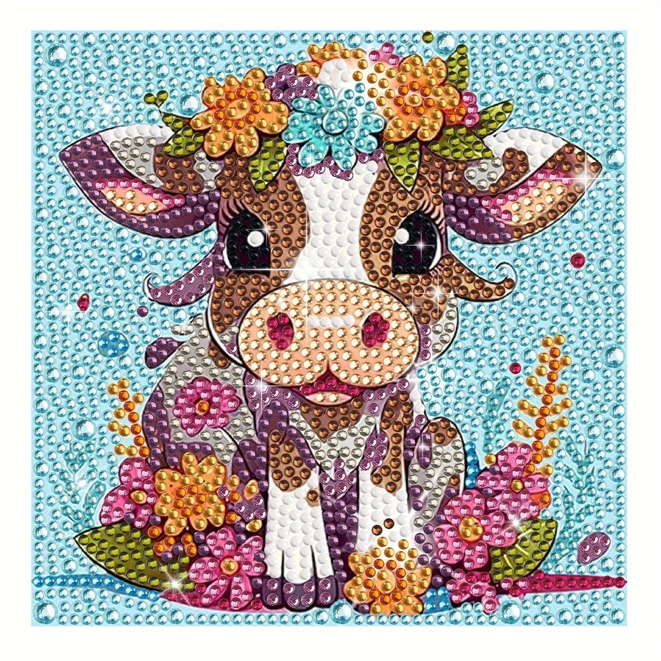 Алмазный набор, мультипликационная мозаика, 15×15см, ручной работы