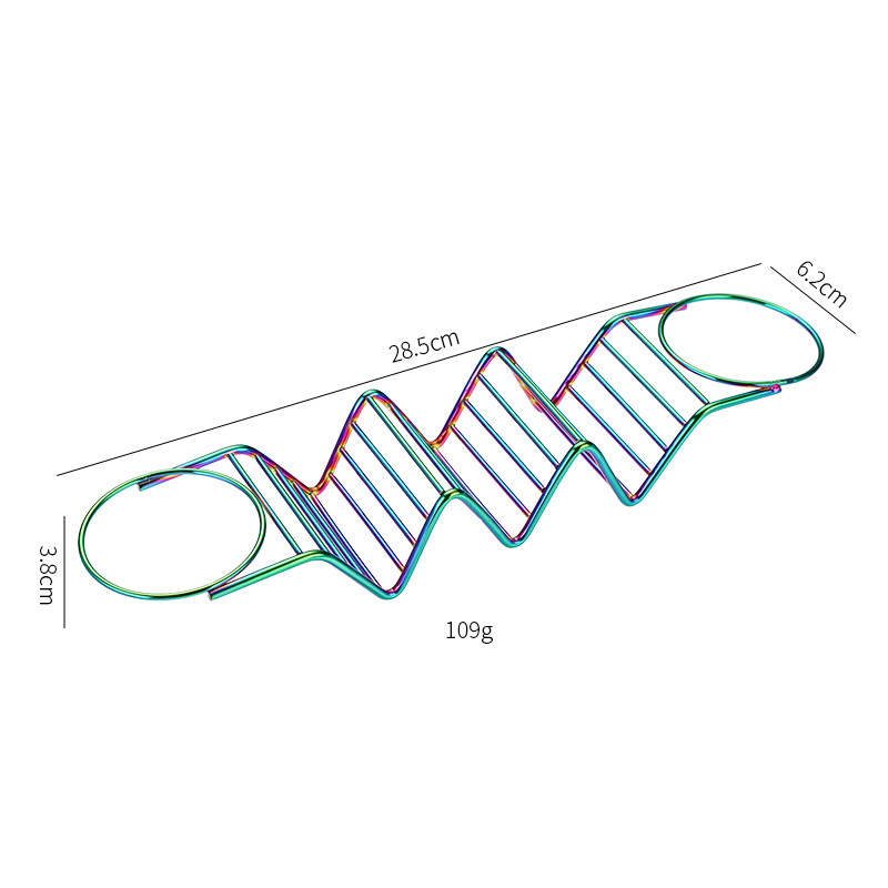 Transfronterizo en la acción de acero inoxidable mexicana Pancake rack taco titular rollo rack con salsa taza de maíz rollo rack