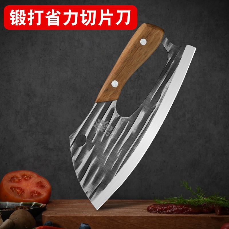 Cuchillo de cocina que ahorra trabajo Cuchillo de corte de nuevo estilo para el hogar Cuchillo de carne especial para el chef El acero inoxidable se puede enviar de una pieza