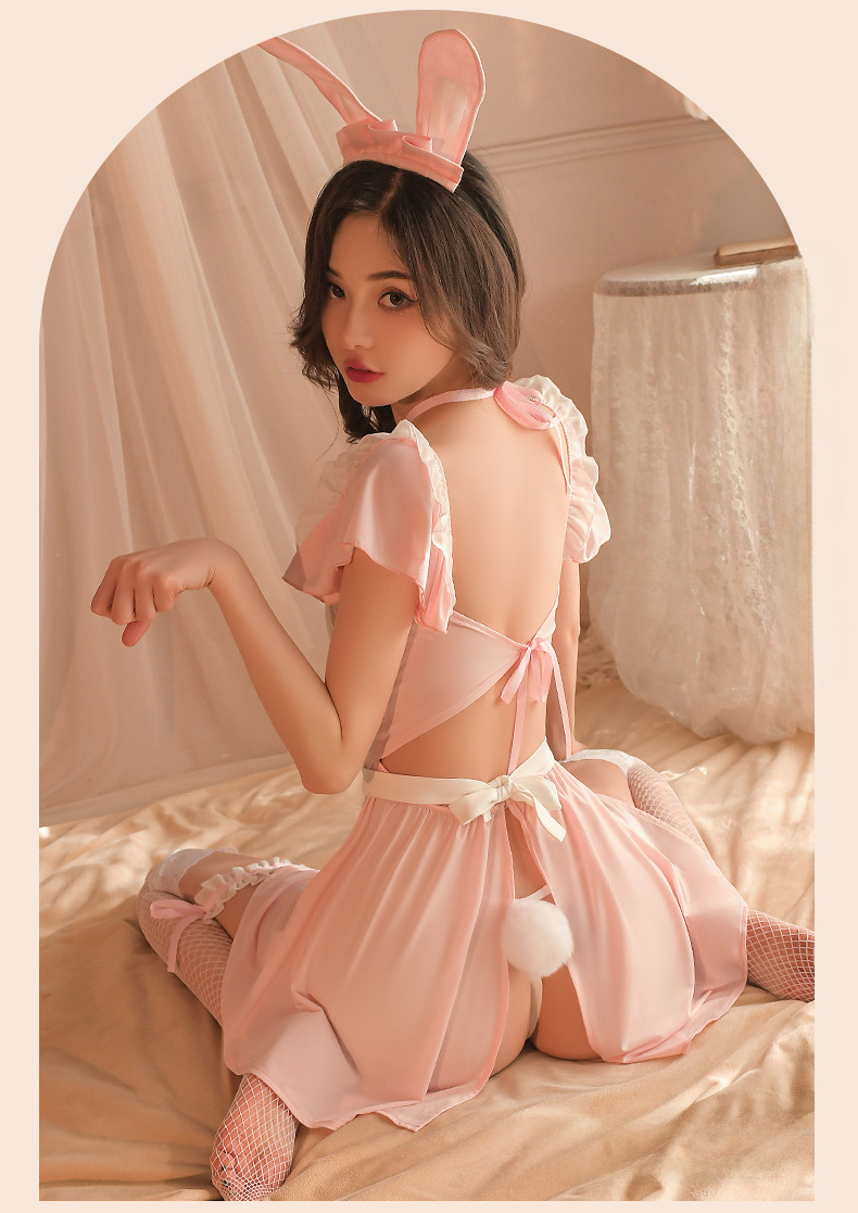 Mann Sexy Unterwäsche Sexy Spitze Pilz Spitze Perspektive Sling Bunny Uniform Set 8780_voghion.com