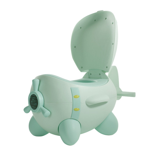 Children's toilet, infant auxiliary toilet artifact, creative airplane baby toilet, child urinal, toilet wholesale
