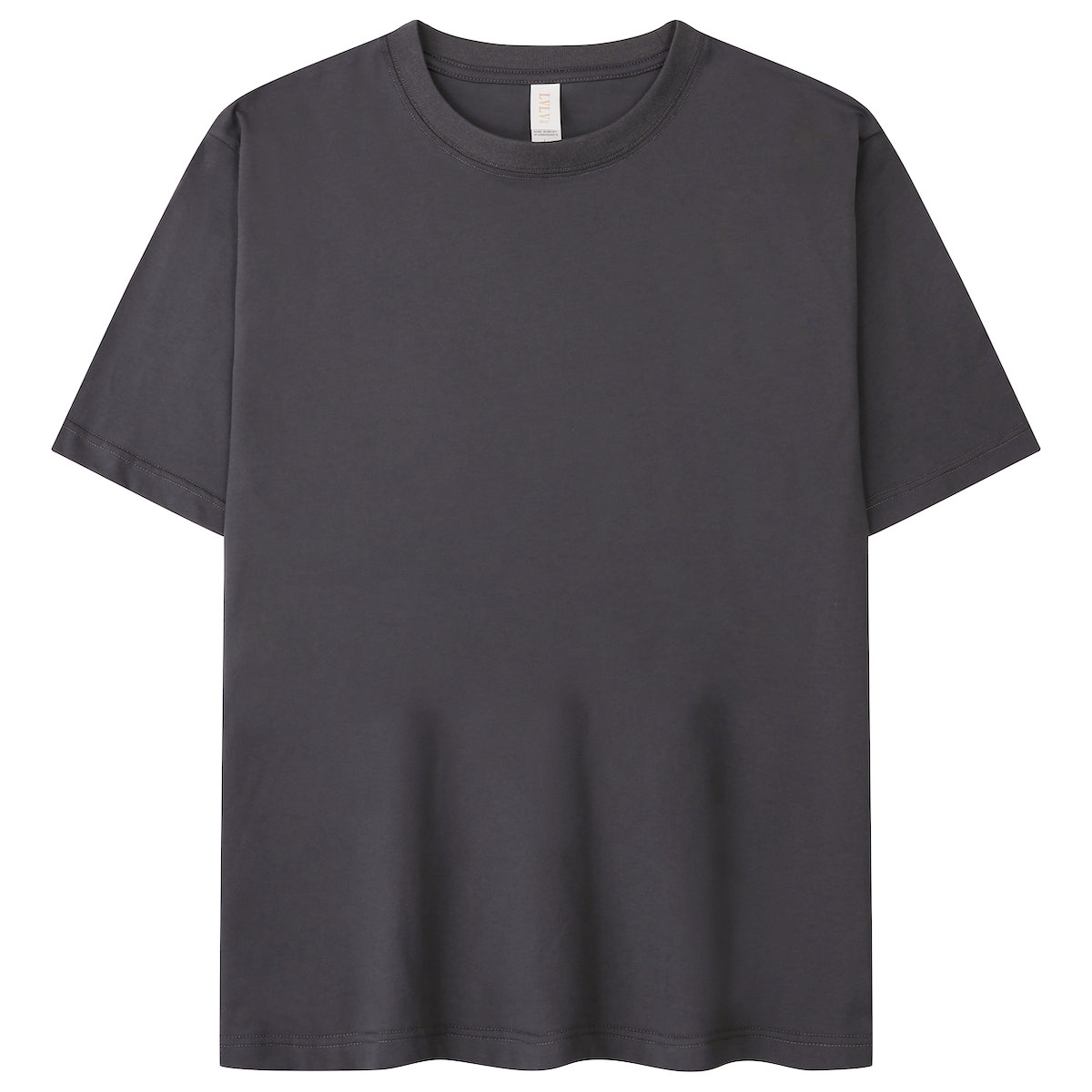 Ropa de hombre LVLV | Transmisión en vivo de comercio electrónico transfronterizo algodón fresco de manga corta camiseta hombres y mujeres de color sólido pareja T-imagen de impresión