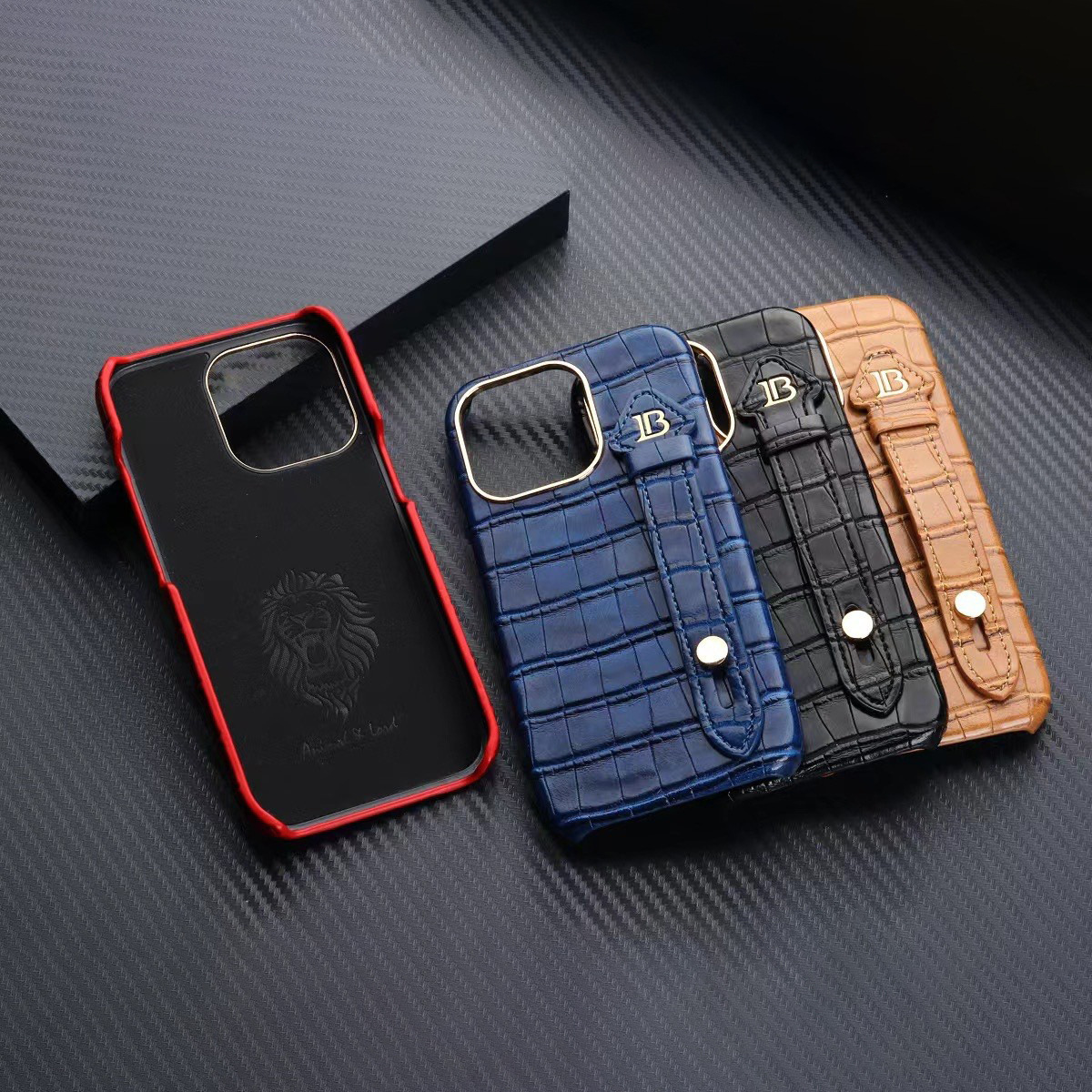 Motif crocodile adapté à l'étui de téléphone 14promax, au support de bracelet Apple 13, au modèle commercial 11pro, 7/8plus_voghion.com