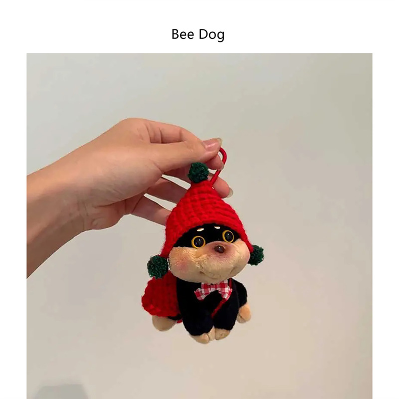 インターネット有名人の新しい漫画蜂犬蜂人形キーホルダーかわいいバッグペンダントぬいぐるみペンダントライブブロードキャスト卸売|undefined