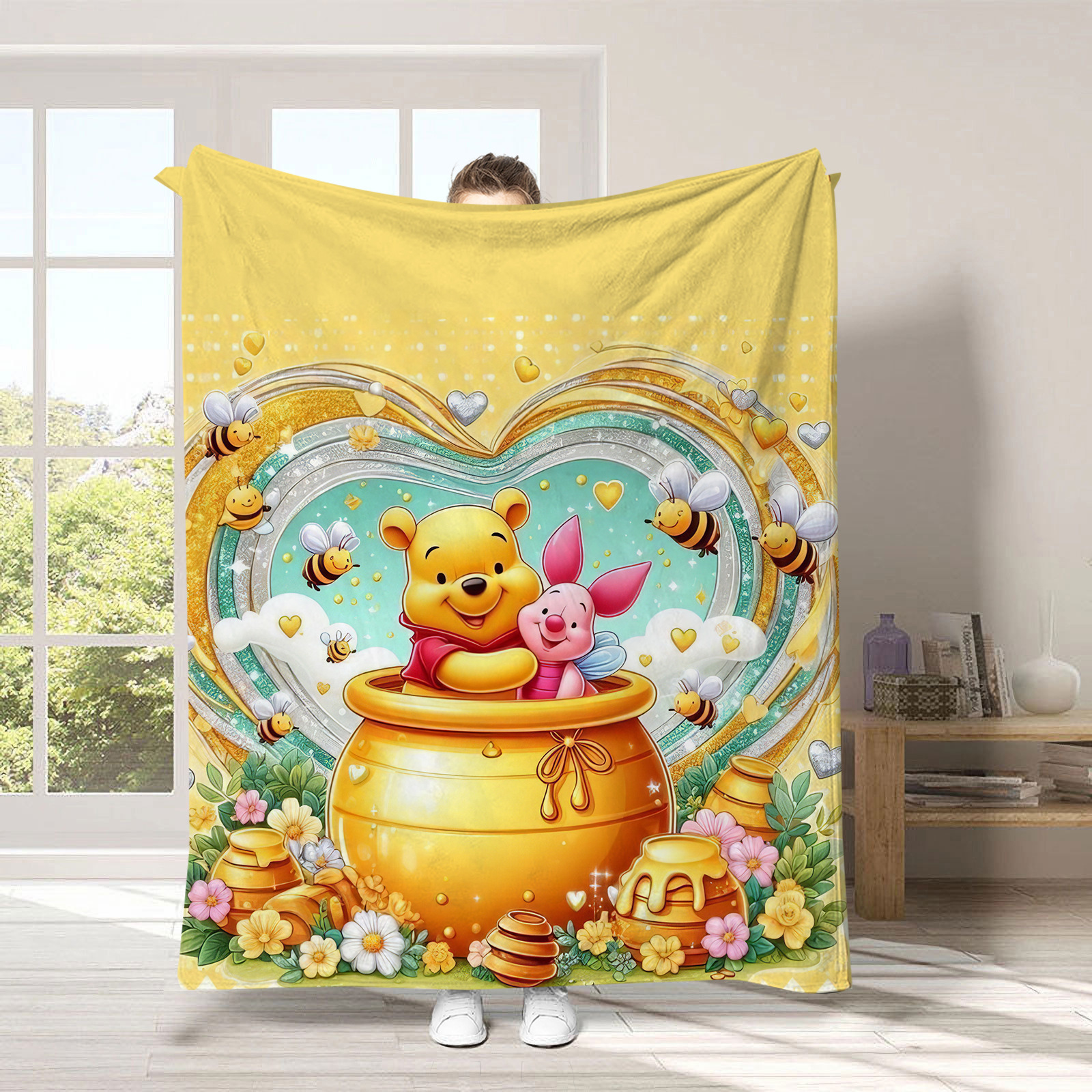 곰돌이 푸 프린트 담요 20
