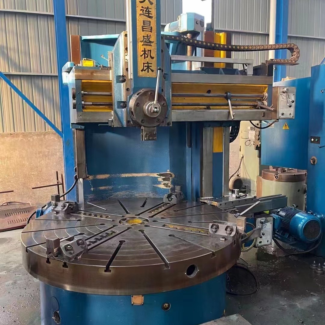 转让二手昌盛C5125立式车床工作台转速范围:2-63rpm