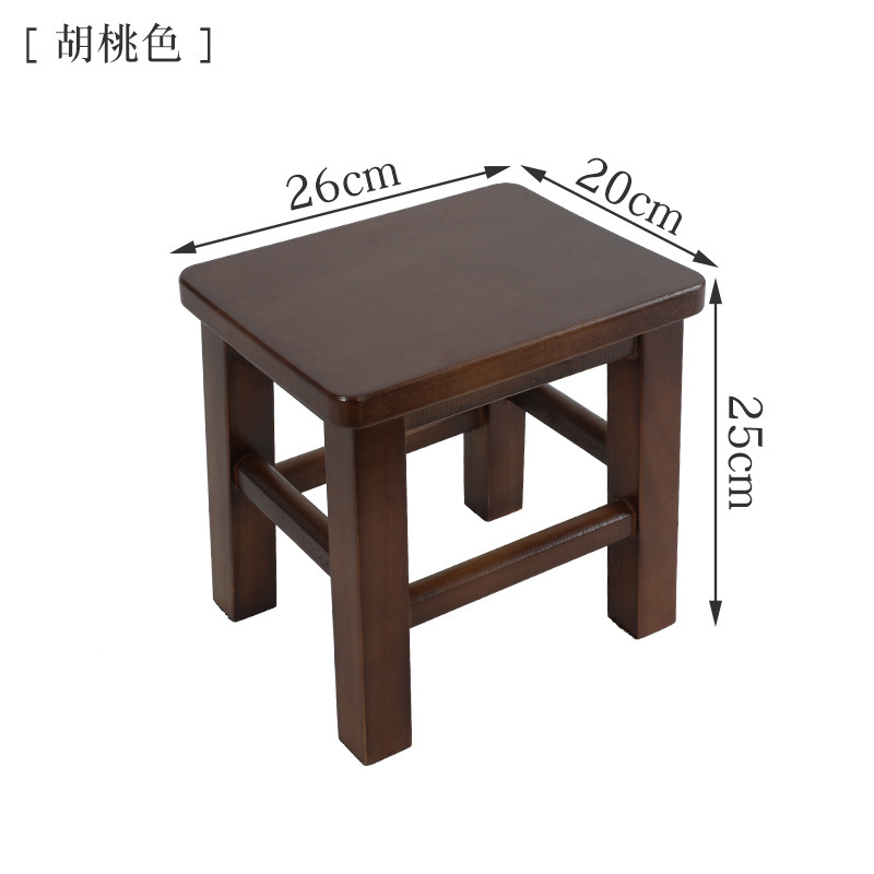 Fábrica directa de taburetes de madera sólida, taburetes domésticos, comedor comercial, escuela, taller de fábrica, estilo chino moderno simple image 7