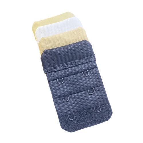 A large number of bra accessories 3.8cm nylon fur bottom sewing extension buckle black and white skin color bra extension buckle