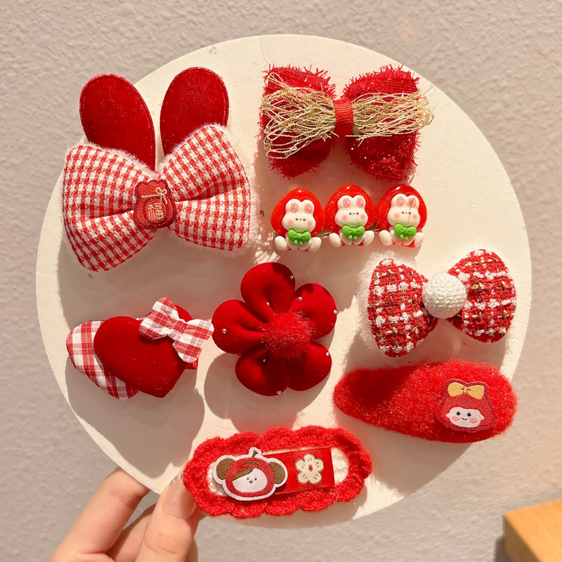 Peel de peluche para niños BB clip clip de peluche clip lateral para niñas lindas niñas toque de pelo para bebés