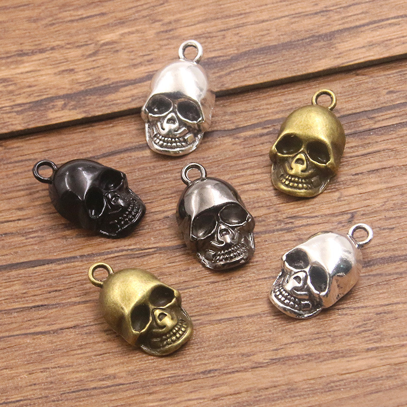 Retro pendant, jewelry, accessories, 4 colors, 20×11mm, halloween, DIY