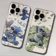 趣味卡通史迪仔适用VIVOS10/12/17/16/15/Y76S手机壳IQOONEO5/6/