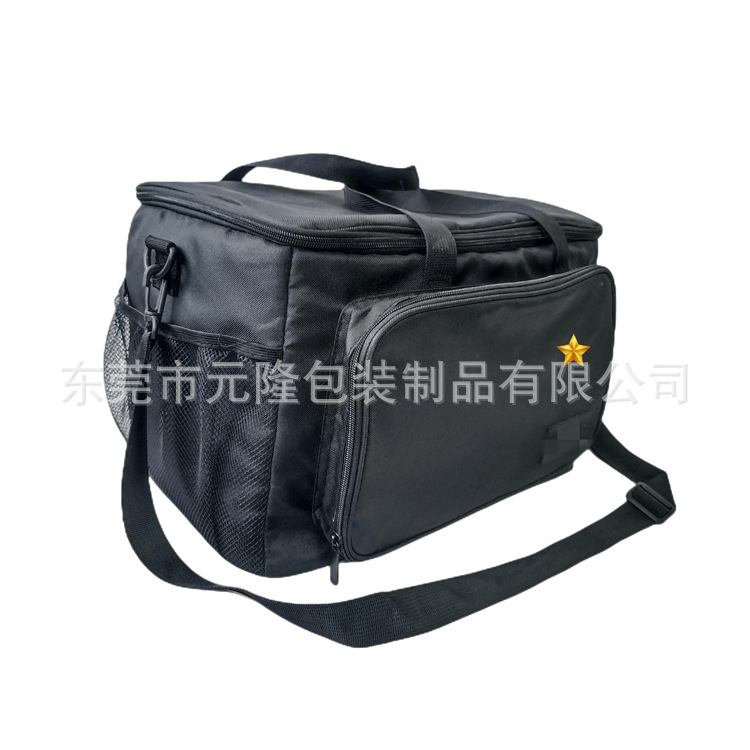 批发大容量牛津布折叠保温袋 户外冰包野餐包 车缝工具收纳手提包