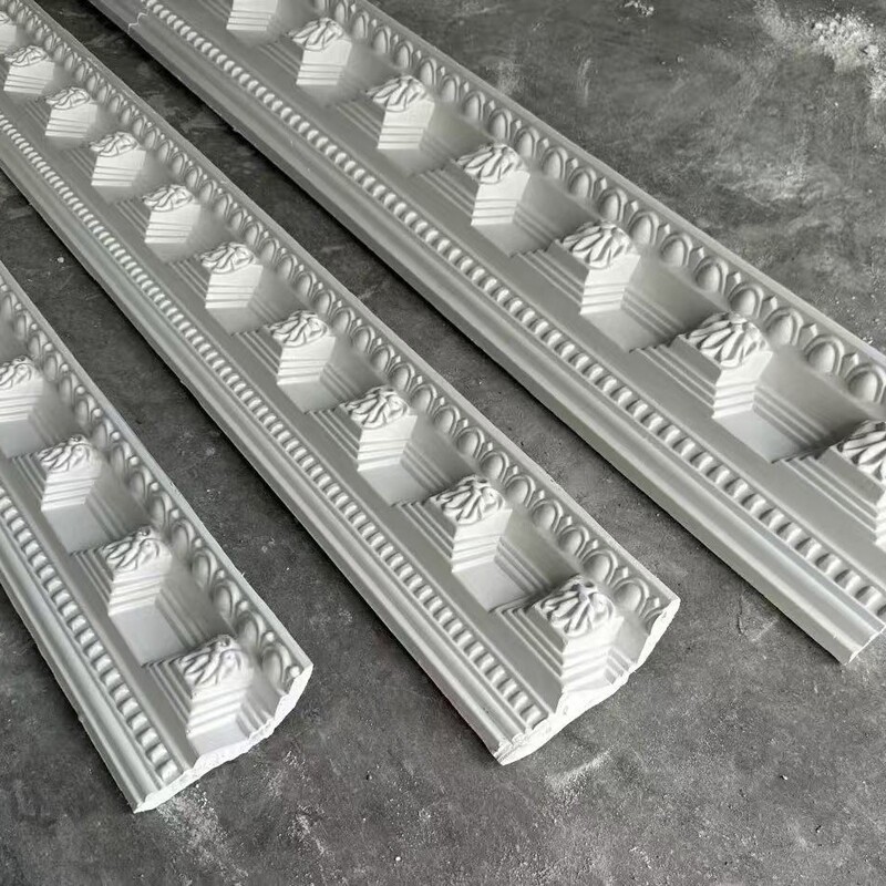 New Tiger Head Line European Style Decoration Ceiling TV Background Wall Modeling Line Gypsum Line Decorative Strip