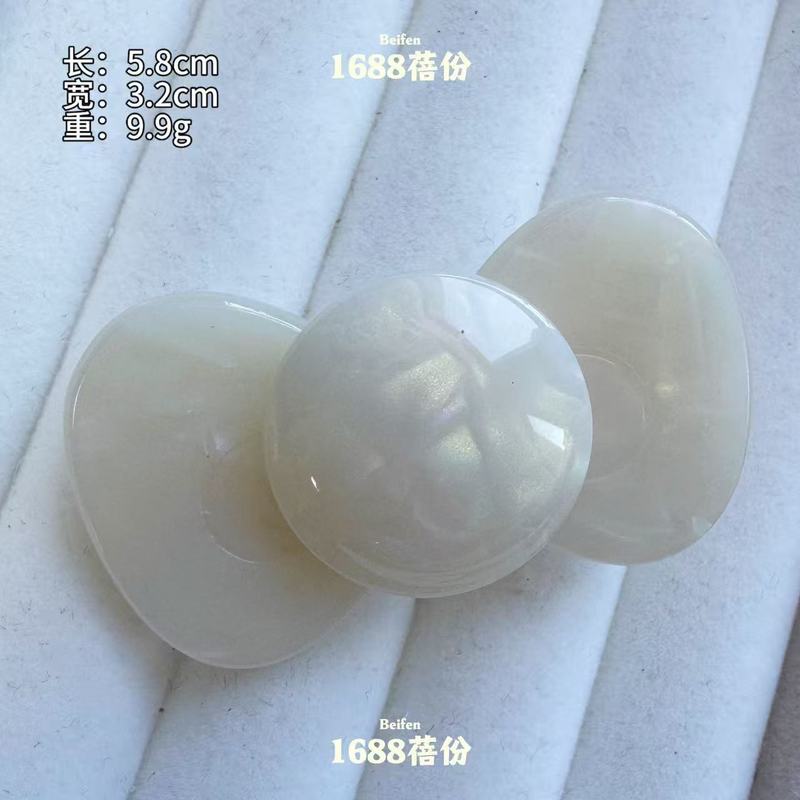 韩版可爱百搭蝴蝶结发夹侧边夹刘海碎发夹高颜值少女心醋酸鸭嘴夹|undefined