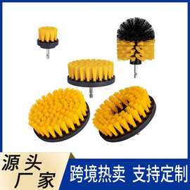 厂家直售跨境电钻刷3件套清洁刷套装毛刷厨房卫浴地板汽车用电动