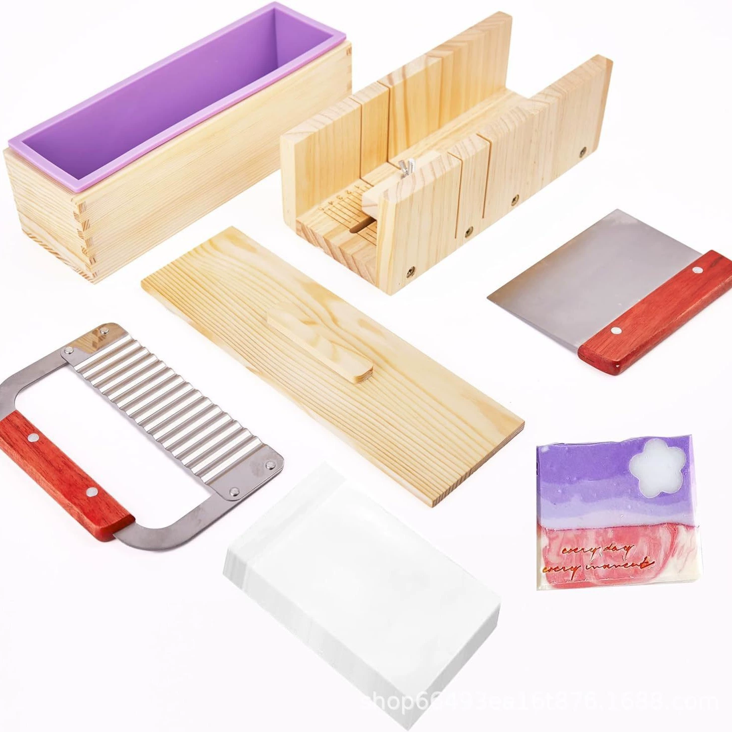 DIY Мыльная форма ручной работы прямоугольная деревянная коробка с регулируемой деревянной коробкой для измерения мыла коробка для мыла