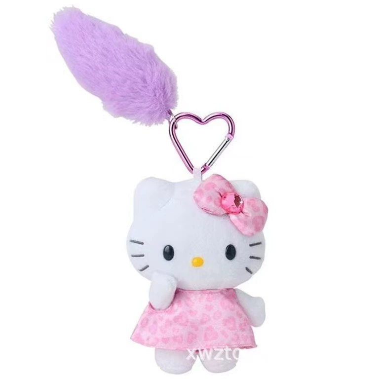 Плюшевый брелок (Sanrio) Hello Kitty, плюшевая кукла-талисман, размеры 10–16 см