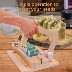 木製石鹸カッター ワイヤーナイフ グリッターナイフ 石鹸切断台 木製工芸品 手作りワイヤー石鹸切断