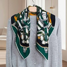 【金质马刺】重磅神秘气质桑蚕丝双面异色真丝羊毛丝巾丝毛中方巾