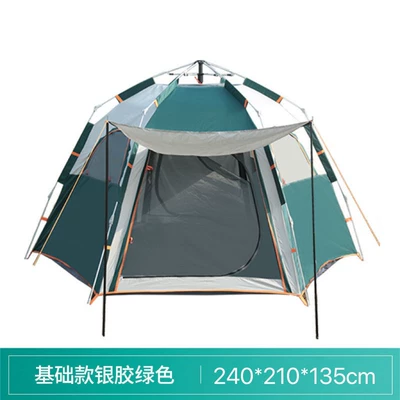 Outdoor Camping Tent, Fully Avtomobil dam çadırları - large-size-one-room-and-one-living-room-rainproof-roof-foyer-pole-small-size-1-2-people-large-size-3-4-people-extra-large-for-5-8-people