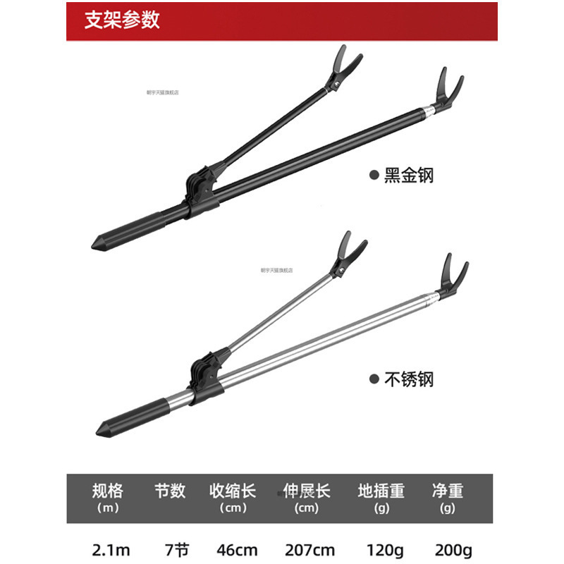 Chaoyu 厚みのある砲台スタンド釣竿釣竿テーブル釣竿地プラグ釣りボックス椅子ハンド釣具ロッドスタンドロッドロッド|undefined