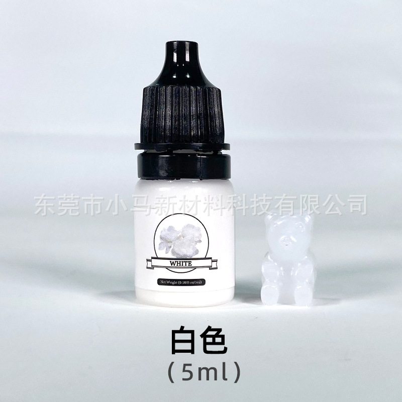 Pigmento Líquido para Resina Epoxi 24 Colores 5ml para Colorear Artesanías y Pegamento UV