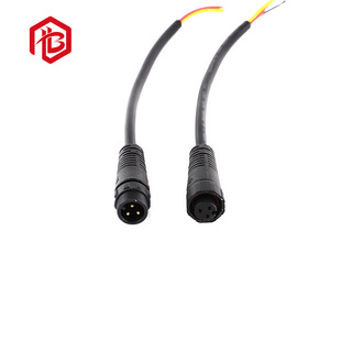 Factory supply LED household guardrail tube waterproof plug IP68 nylon M12 terminal wire connector