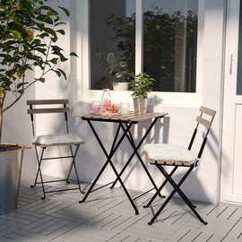 折叠餐桌椅花园阳台桌椅户外折叠桌椅铁艺休闲
