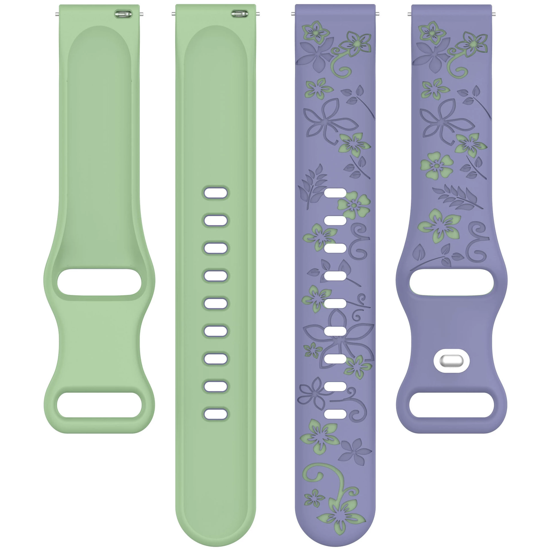 Samsung, two-color silicone changeable watch strap, 22mm