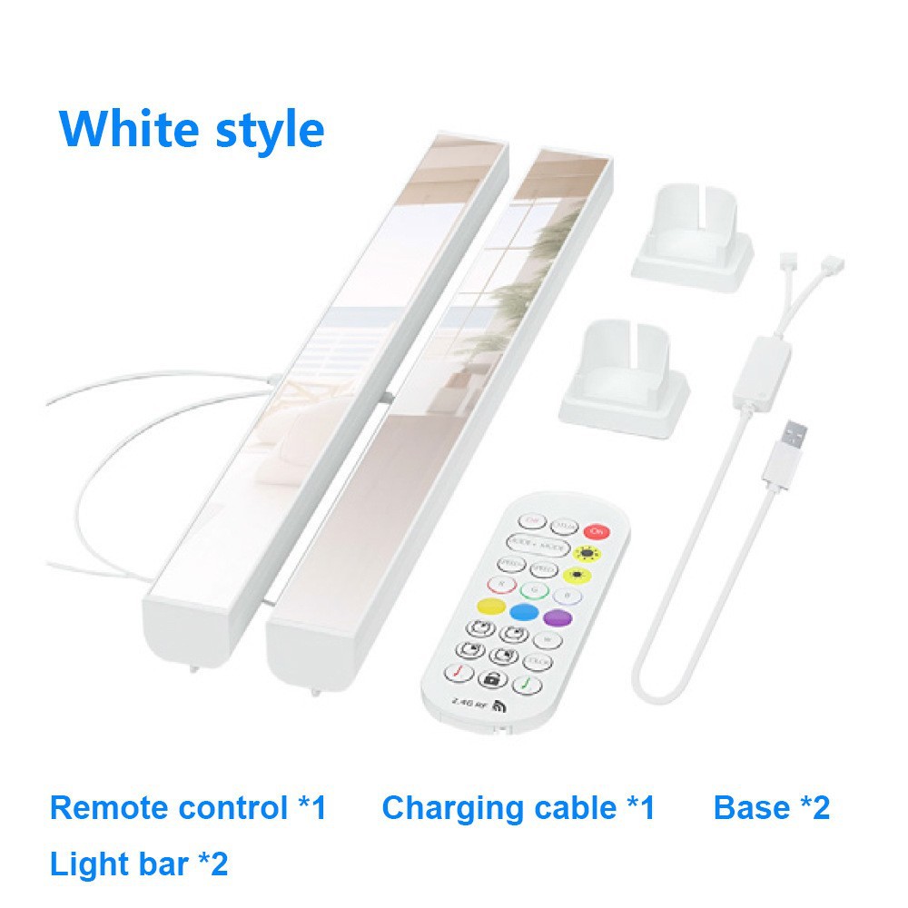 Luz de ambiente de escritorio LED Luz de captación de Bluetooth luminosa de 360 grados Luz de relleno Sala de estar de deportes electrónicos Dormitorio Lámpara de mesa Luz de noche