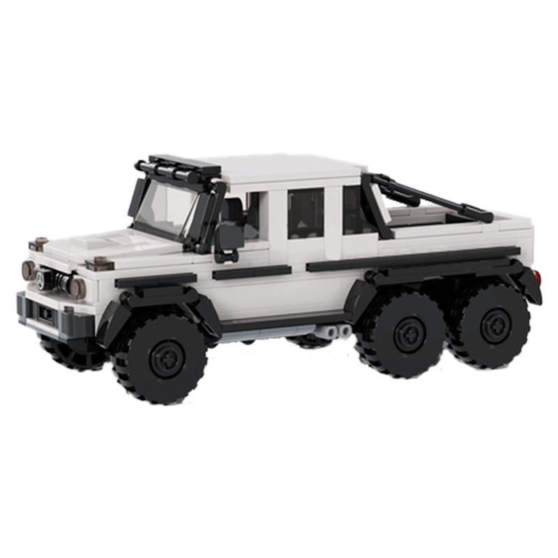 Moc-85651 Mercedes-Benz G63 6X6 Trailer Building Block Model Amg Trailer Compatible with Lego Cross-Border Hot Model Moc-85651 Mercedes-Benz G63 6X6 Trailer Building Block Model Amg Trailer Compatible with Lego Cross-Border Hot Model