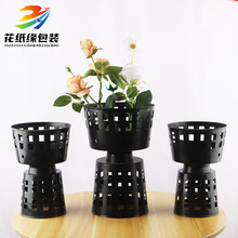 小香风包花神器鲜花包装纸材料花束包装内胆固定模具圆形插花神器