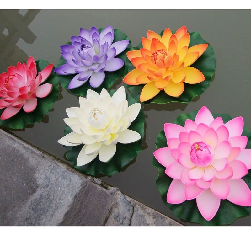 EVA Лотос Лотос Листья Лотос Семейный Лотос Декоративный аквариум Украска Вечный Цветок Производитель Оптовая