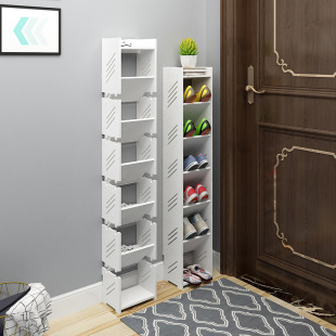 [Stripe stitching] simple multi-layer shoe rack storage rack dust-proof shoe rack plastic shoe cabinet combination shoe rack
