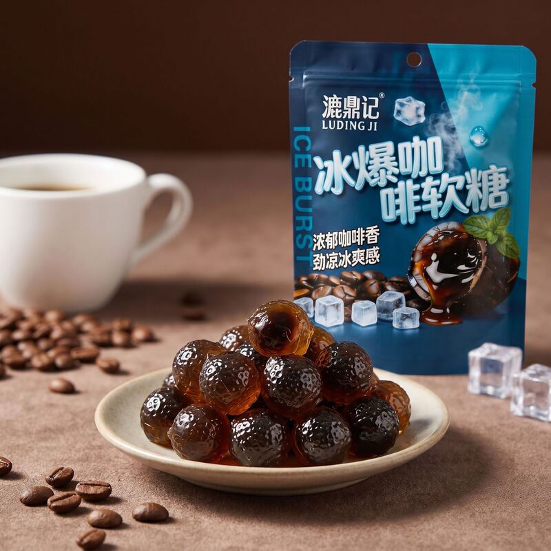 Ludingji Rich Coffee Fragrance Ice Pop Coffee Gummies