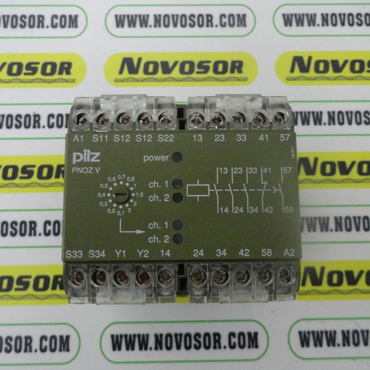 PILZ皮尔兹继电器PNOZ V 3S 24VDC 474789现货