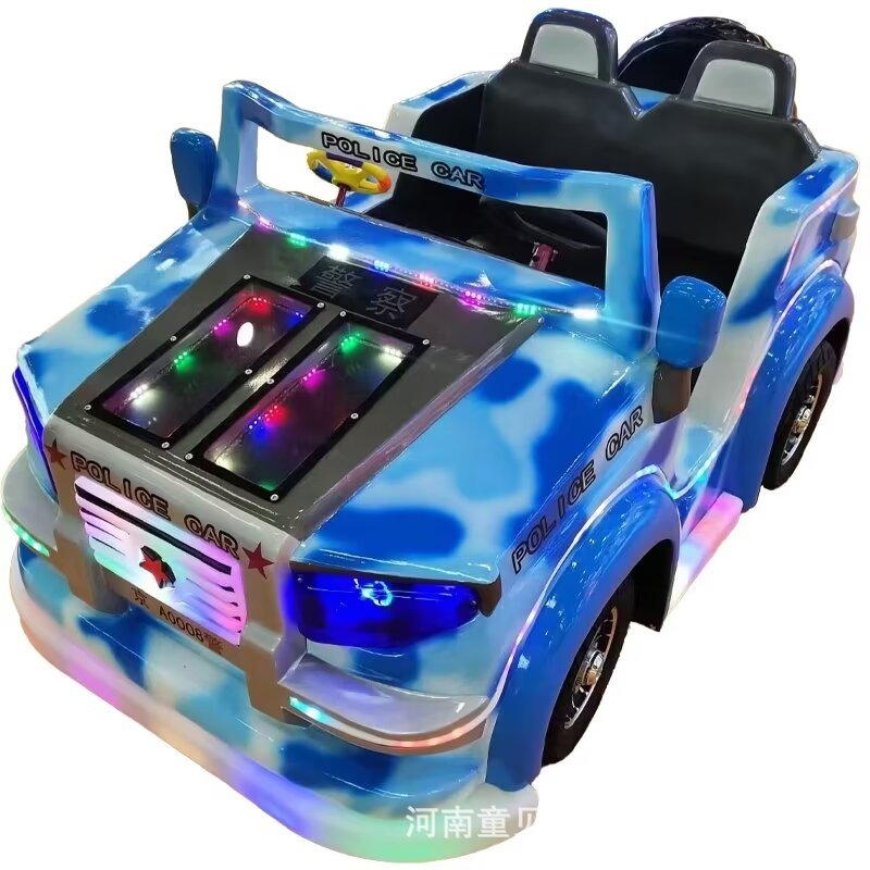 Jeep coche eléctrico para niños controlado remoto doble super SUV de cuatro ruedas parque cuadrado parque parque parque parque de juguetes fabricante de automóviles